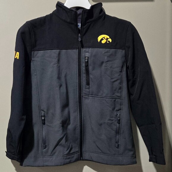 Colosseum Athletics Other - Colosseum Iowa Hawkeyes All Weather Black & Gray Full Zip Jacket -- Youth XL 20